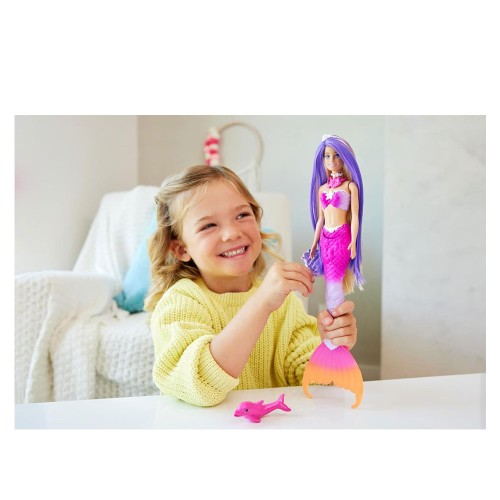 Barbie Renk Değiştiren Deniz Kızı ve Aksesuarları HRP97
