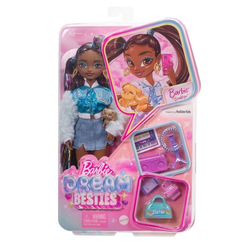 Barbie Dream Besties Brooklyn Bebek ve Aksesuarları HYC22 Barbie Dream Besties Brooklyn Bebek ve Aksesuarları HYC22