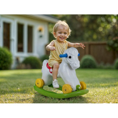 Dolu Sallanan Tekerlekli At 7078 Dolu Sallanan Tekerlekli At 7078