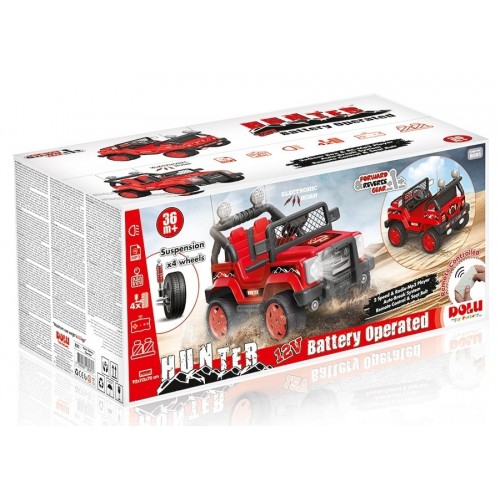 Dolu Hunter 12V Uzaktan Kumandalı Akülü Araba 8081 - (Kırmızı) Dolu Hunter 12V Uzaktan Kumandalı Akülü Araba 8081 - (Kırmızı)