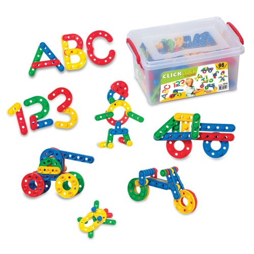Dede Click Clack Puzzle Küçük Box 96 Parça 03144 Dede Click Clack Puzzle Küçük Box 96 Parça 03144
