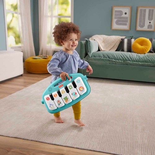 Fisher Price Neşeli Hayvanlar Piyanolu Jimnastik Merkezi HWY49