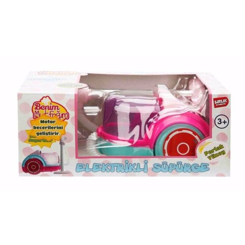Birlik Oyuncak Kutulu Elektrikli Süpürge - Pembe FSN-008 Birlik Oyuncak Kutulu Elektrikli Süpürge - Pembe FSN-008