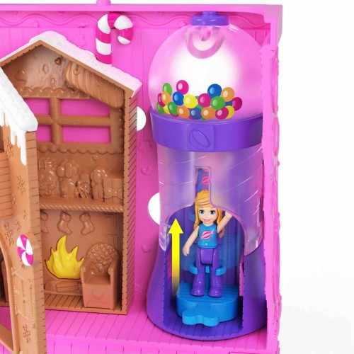 Polly Pocket Pollyville Şeker Dükkanı Oyun Seti HNB03 Polly Pocket Pollyville Şeker Dükkanı Oyun Seti HNB03