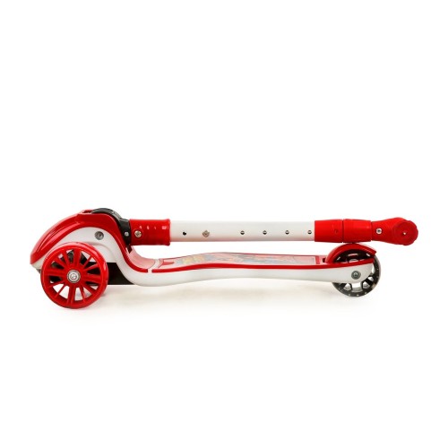 Maxi Taxi Zoomy Oturaklı Işıklı Katlanabilir Scooter Kırmızı