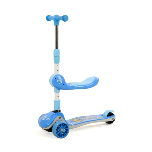 Maxi Taxi Zoomy Oturaklı Işıklı Katlanabilir Scooter Mavi Maxi Taxi Zoomy Oturaklı Işıklı Katlanabilir Scooter Mavi