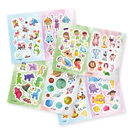 Yükselen Zeka Tükenmeyen Sticker Kitabım