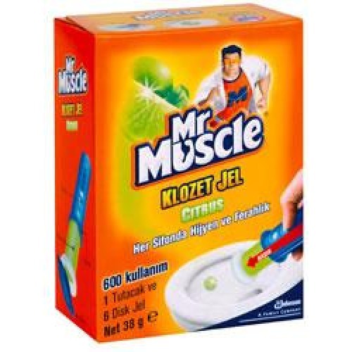 Mr Muscle Klozet Jel Citrus (600 Kullanım)