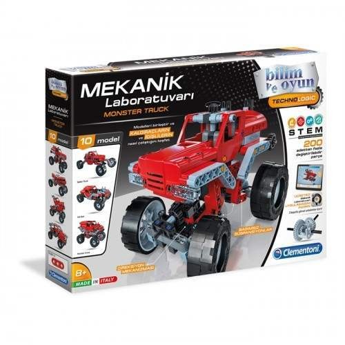 Clementoni Mekanik Laboratuvarı Canavar Kamyonlar 64438