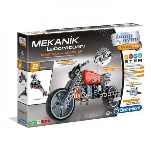 Clementoni Mekanik Laboratuvarı Roadster ve Dragster 64298