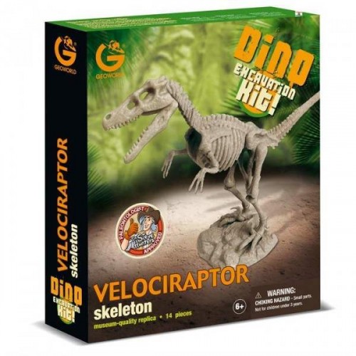 Geoworld Dino Kazı Seti Velociraptor Cl736K