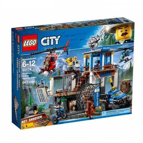 Lego City Polis Mountain Police Hq 60174