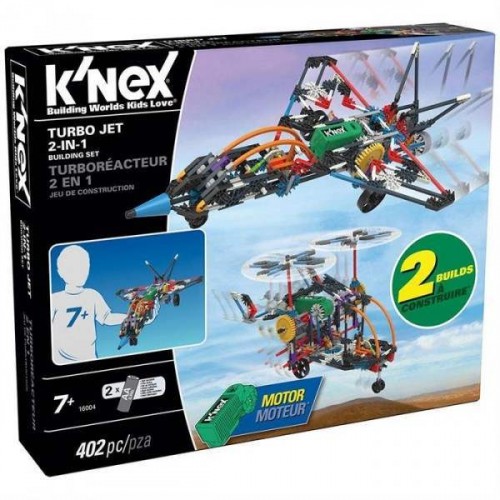 K’Nex Turbo Jet 2 Model (Motorlu) Building Set 16004