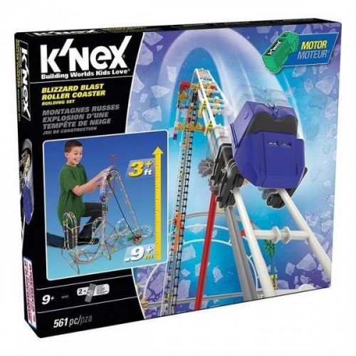 K'nex Blizzard Blast Roller Coaster Seti (Motorlu) Thrill Rides 54401