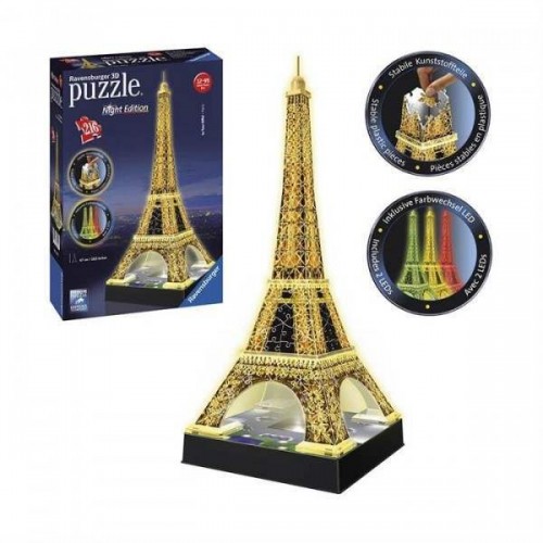 Ravensburger Led Işıklı Eyfel Kulesi Puzzle (3D - 216 Parça)