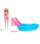 Barbie Bebek ve Havuz Oyun Seti HRJ74