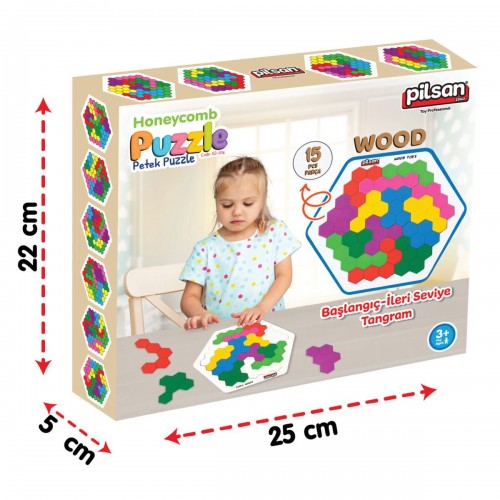 Pilsan Ahşap Petek Tangram 02 016 Pilsan Ahşap Petek Tangram 02 016