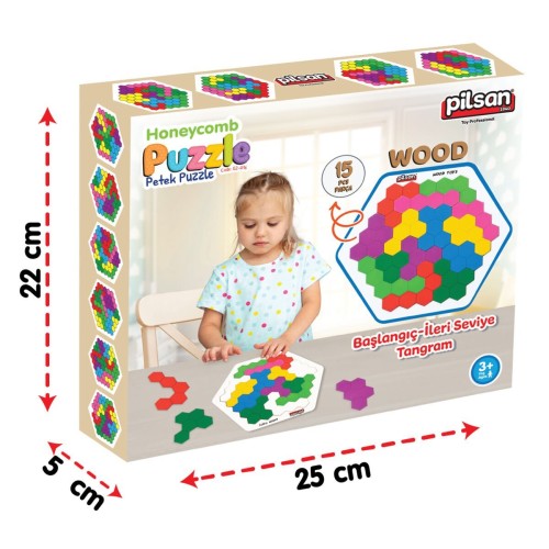 Pilsan Ahşap Petek Tangram 02 016