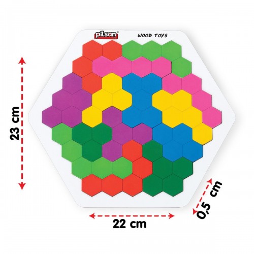 Pilsan Ahşap Petek Tangram 02 016 Pilsan Ahşap Petek Tangram 02 016