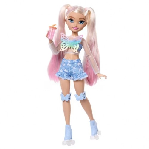 Barbie Dream Besties Paten Partisi Malibu Bebek ve Aksesuarları JFX96