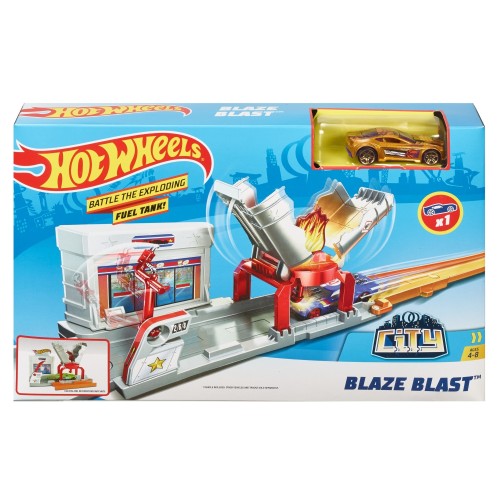 Hot Wheels Şehir Başlangıç Setleri - Blaze Blast FJN36