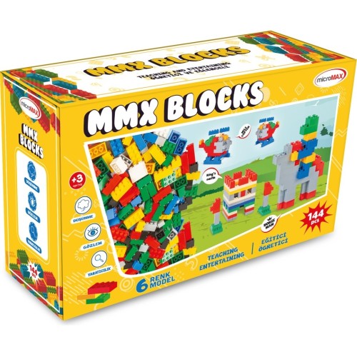 Micromax 144 Parça Blok Seti Kutulu Lego Tarzı Eğitici Yapı Oyuncaklar