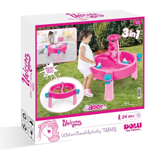 Dolu Unicorn Su Ve Kum Aktivite Masası 2570