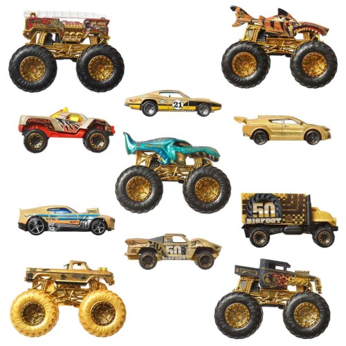 Hot Wheels Monster Trucks Bigfoot Trophy Şampiyonları JDW07 Hot Wheels Monster Trucks Bigfoot Trophy Şampiyonları JDW07