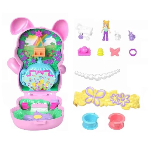 Polly Pocket Tavşancığın Çay Partisi Micro Oyun Seti JCR40 Polly Pocket Tavşancığın Çay Partisi Micro Oyun Seti JCR40