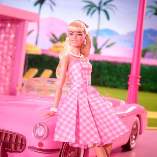 Barbie Movie Pembe Elbiseli Bebek HPJ96