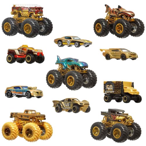 Hot Wheels Monster Trucks Bigfoot Trophy Şampiyonları JDW07 Hot Wheels Monster Trucks Bigfoot Trophy Şampiyonları JDW07