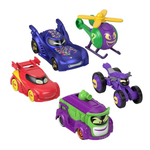 Fisher Price Dc Batwheels 1:55 Ölçekli Çoklu Araç Paketi HML21
