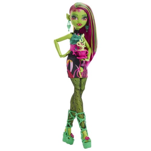 Monster High Gizemli Bahçe Serisi Venüs Mcflytrap Bebeği HYT75