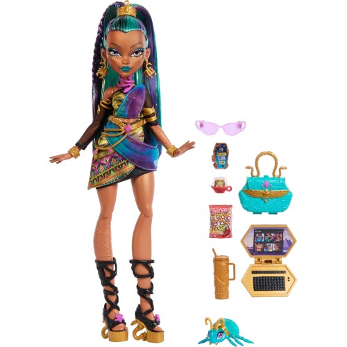 Monster High Mumya Elbisesiyle Nefera De Nile Bebek JDR48 Monster High Mumya Elbisesiyle Nefera De Nile Bebek JDR48