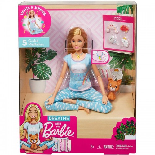 Barbie Wellness - Barbie Nefes Egzersizi Bebeği GNK01