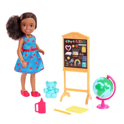 Barbie Chelsea Meslekleri Öğreniyor Bebek Serisi Öğretmen GTN86 HCK69