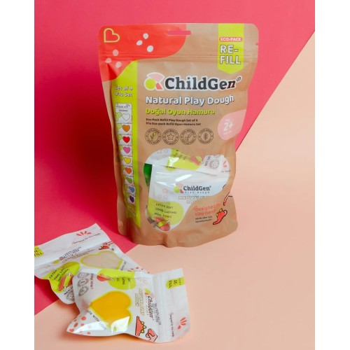 Childgen Doğal Oyun Hamuru Ecopack - 9 lu Set Childgen Doğal Oyun Hamuru Ecopack - 9 lu Set