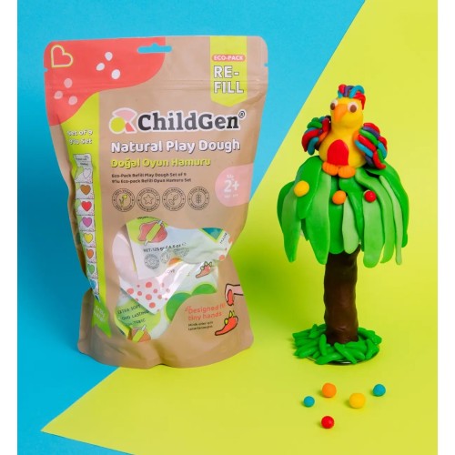 Childgen Doğal Oyun Hamuru Ecopack - 9 lu Set Childgen Doğal Oyun Hamuru Ecopack - 9 lu Set
