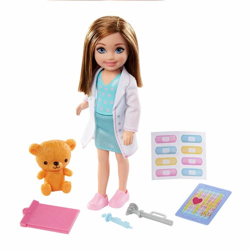 Barbie Chelsea Meslekleri Öğreniyor Bebek Serisi Doktor GTN86-GTN88