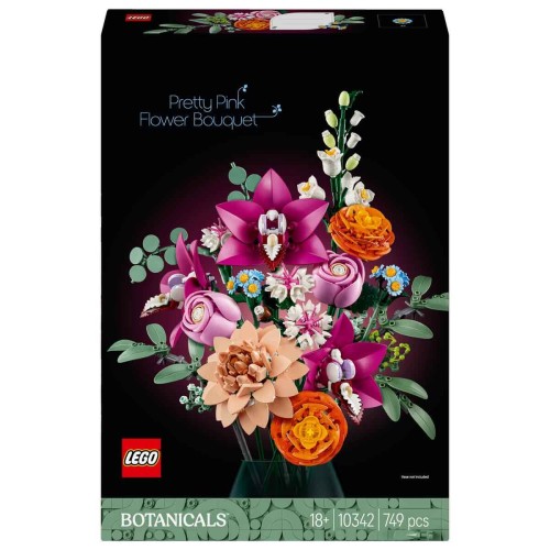 Lego 10342 Botanicals Pembe Çiçek Buketi