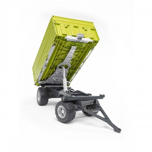 Bruder Fliegl Fonksiyonel Yeşil Römork BR02203 Bruder Fliegl Fonksiyonel Yeşil Römork BR02203