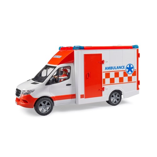 Bruder Mercedes Benz Sprinter Sirenli Ambulans ve Ekibi BR02676
