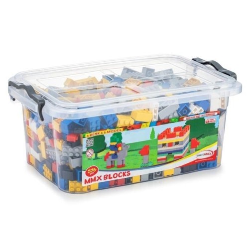 Micromax 576 Parça Blok Seti Saklama Kabında Lego Tarzı Yapı oyuncak