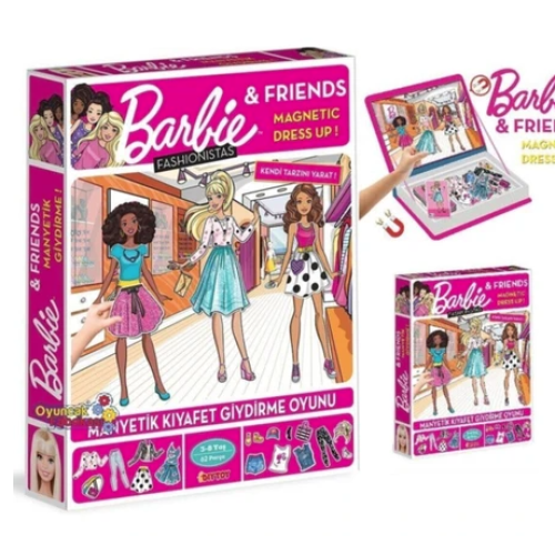 Barbie Dress Up Fashionistas - Manyetik Kıyafet Giydirme Oyunu