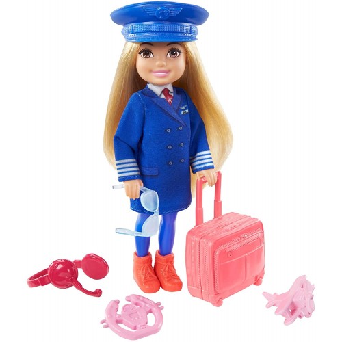 Barbie Chelsea Meslekleri Öğreniyor Bebek Serisi Pilot GTN86-GTN90