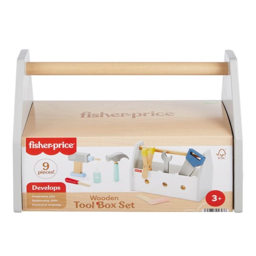 Fisher Price Ahşap Tamir Kutusu Seti HYG50 Fisher Price Ahşap Tamir Kutusu Seti HYG50