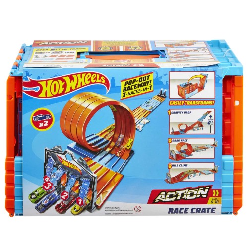 Hot Wheels Track Builder Race Crate GKT87 Hot Wheels Track Builder Race Crate GKT87