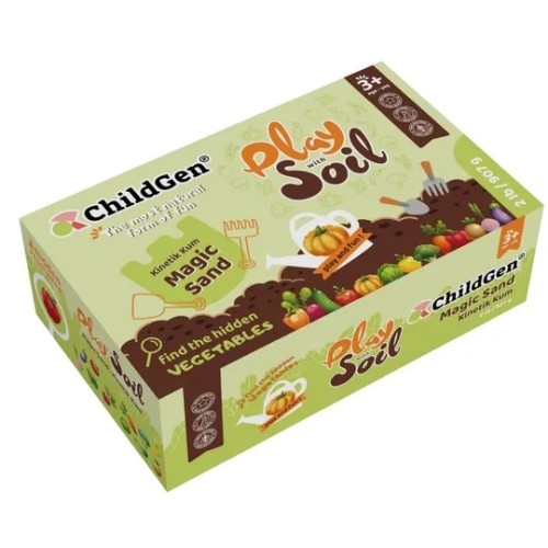 Childgen Doğal Kinetik Kum Toprak Set 907 Gr