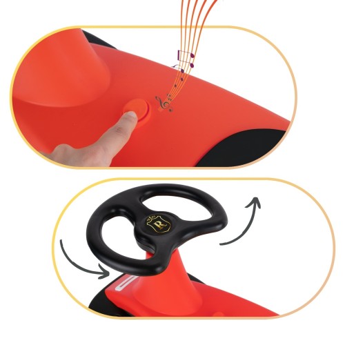 URT042-001-RED Royal Swing Car - Red