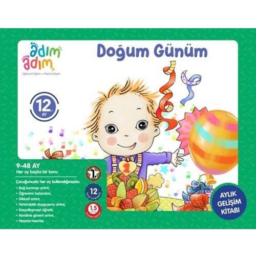 Adım Adım 12.Ay Gelişim Kitabı - Kolektif